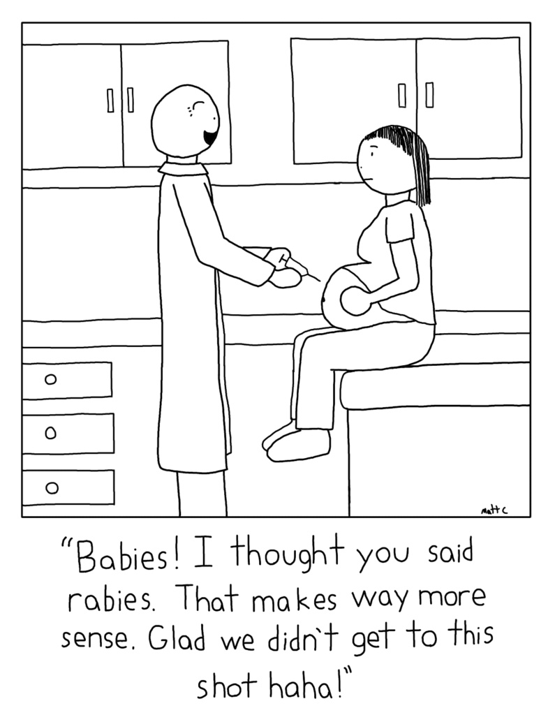 Babies Heard as Rabies