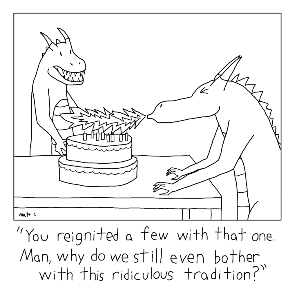 Dragon Birthday Candles