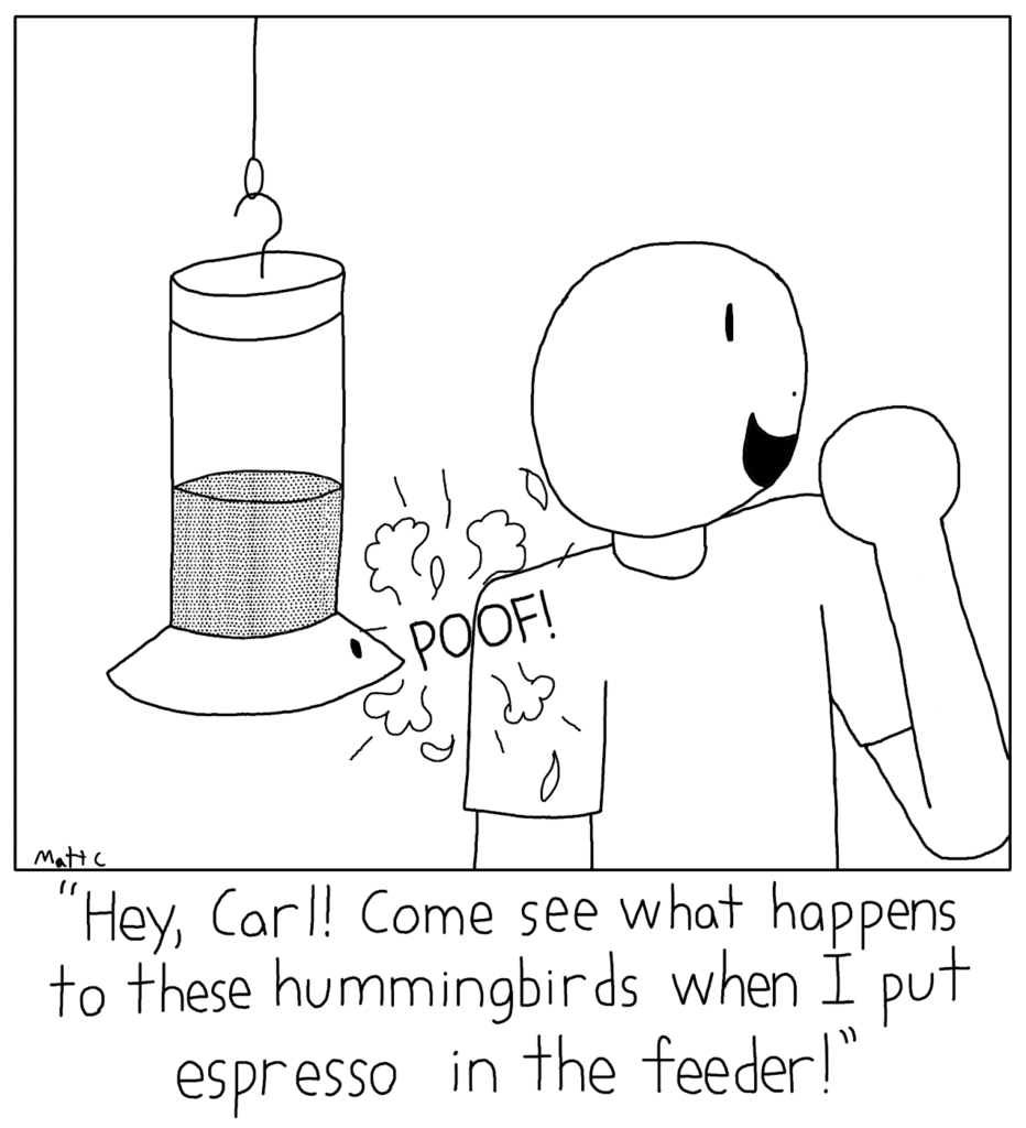 Espresso Hummingbird Feeder