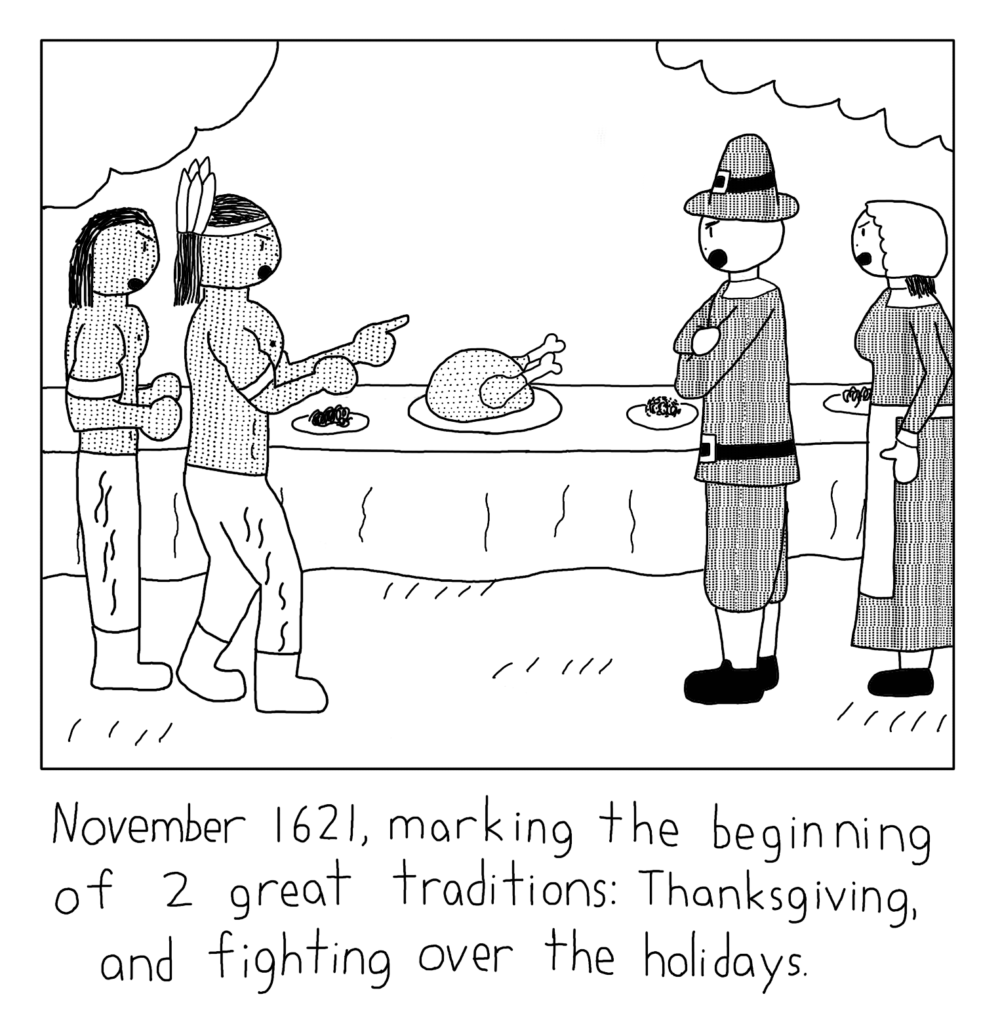 First Thanksgiving Fighting