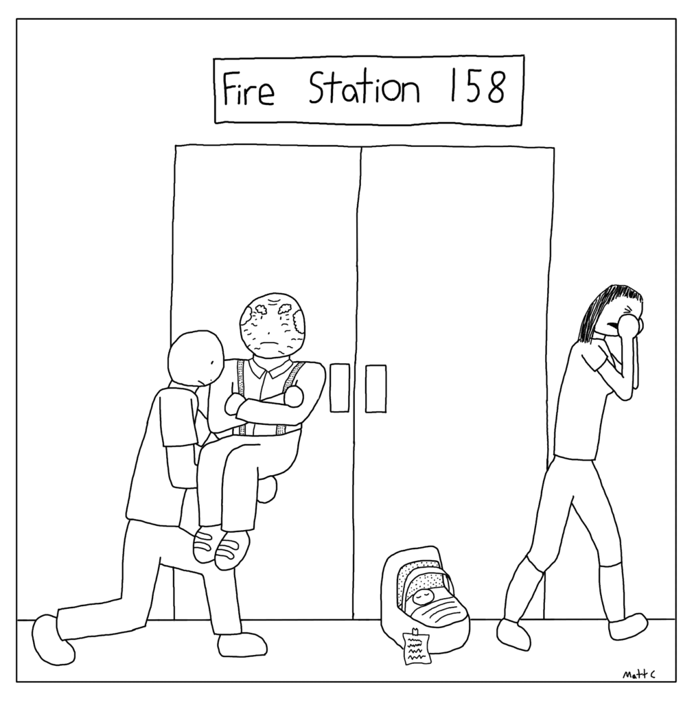 Grandpa at Firestation