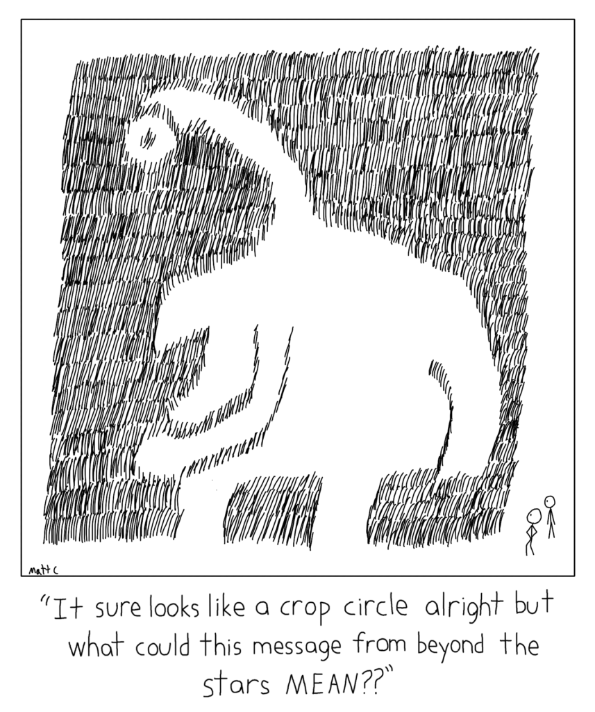 Mooning Crop Circle